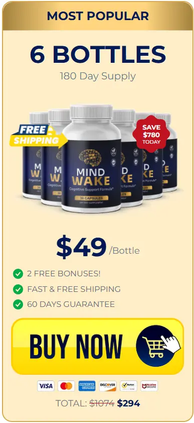 MindWake Buy Six Bottles